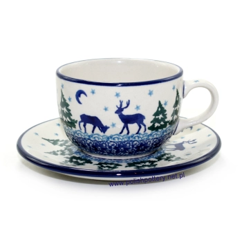 Filiżanka 0,2L + spodek dek. 2822X Jelonki